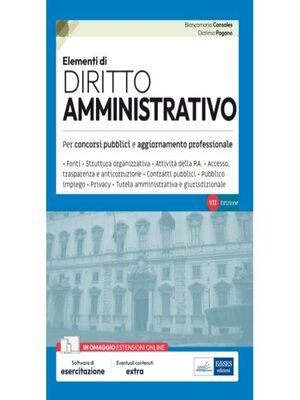 cover image of MiniManuale Elementi di Diritto Amministrativo